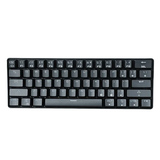 Teclado Gamer Bluetooth Royal Kludge Rk61 Negro Switch Blue - Imagen 3