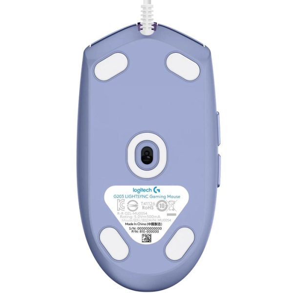 Mouse De Juego Logitech  G Series Lightsync G203 Lila - Imagen 4