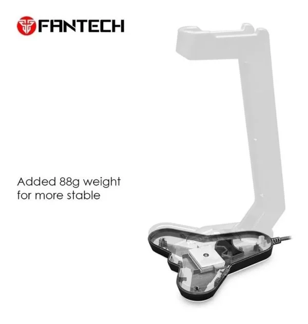Soporte de Audífonos Fantech Tower Ac3001 Black RGB - Imagen 4