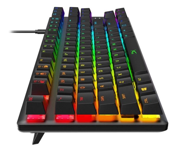 Teclado Gamer Hyperx Alloy Origins Core Qwerty Red Inglés Us Color Negro Con Luz Rgb - Imagen 5