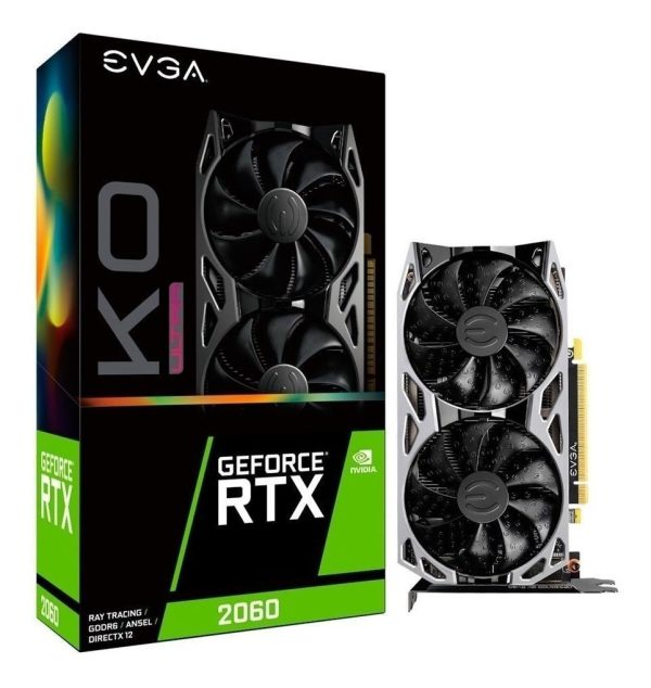 Tarjeta De Video Nvidia Evga  Ko Gaming Geforce Rtx 20 Series Rtx 2060 06g-p4-2068-kr 6gb