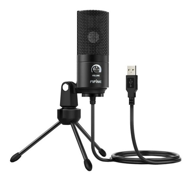 FIFINE Micrófono de podcast USB para grabación en streaming, micrófono  condensador para juegos de computadora para PC, Mac PS4. Salida de  auriculares