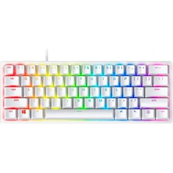 Teclado Mecánico 60% Razer Huntsman Mini Switch Red inglés US White Blanco RGB - Imagen 2