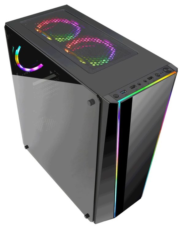 Gabinete Gamer Redragon TAILGATE GC 702 Ventana Lateral Vidrio Templado ATX Micro ATX - Imagen 3