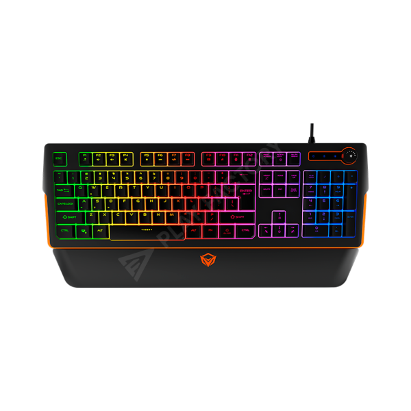 Teclado Meetion K9520 Rgb Español Reposamuñecas Anti-ghoting - Negro