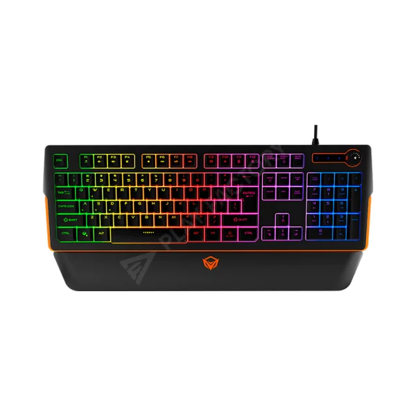 Teclado Meetion K9520 Rgb Español Reposamuñecas Anti-ghoting - Negro