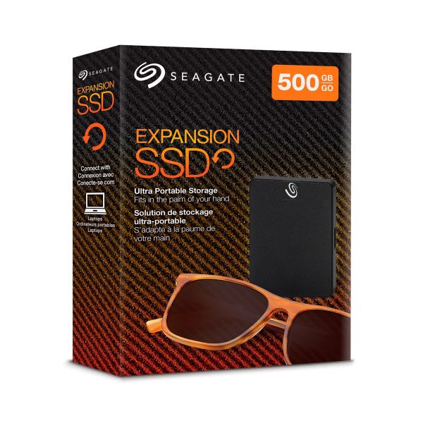 Disco Solido SSD Externo Portatil Seagate Expansion 500GB USB 3.0 [ STJD500400 ]