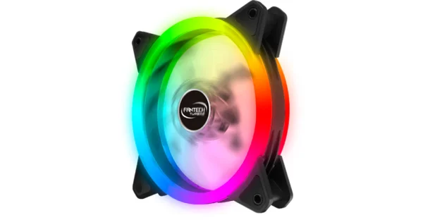 Ventilador Fantech Turbine FC124 Dual Ring Fan RGB Spectrum 120mm