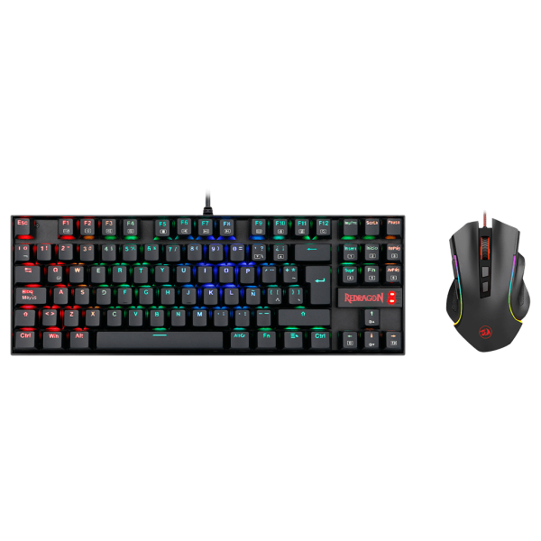 Kit Gamer Redragon K552RGB-BA RGB KUMARA MEC + MOUSE  Redragon Griffin - Imagen 2