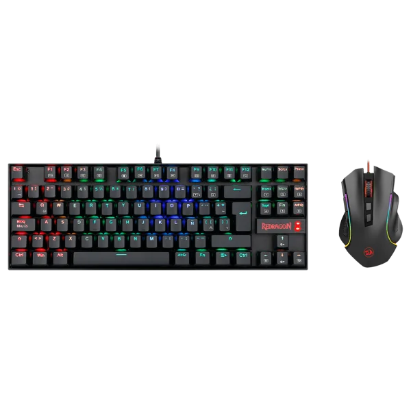 Kit Gamer Redragon K552RGB-BA RGB KUMARA MEC + MOUSE  Redragon Griffin - Imagen 2