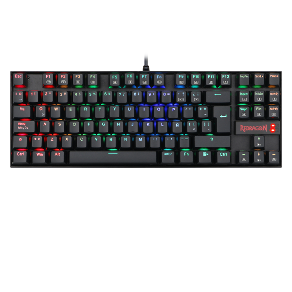 Teclado Gamer Mecánico Redragon Kumara K552 Black RGB Switch Red - Imagen 2