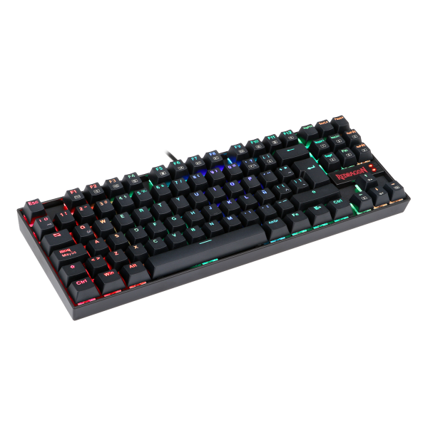 Teclado Gamer Mecánico Redragon Kumara K552 Black RGB Switch Red - Imagen 7