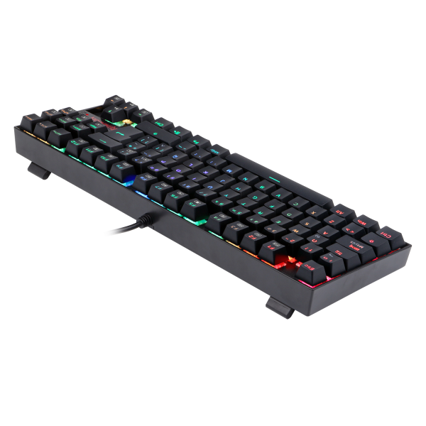Teclado Gamer Mecánico Redragon Kumara K552 Black RGB Switch Red - Imagen 8