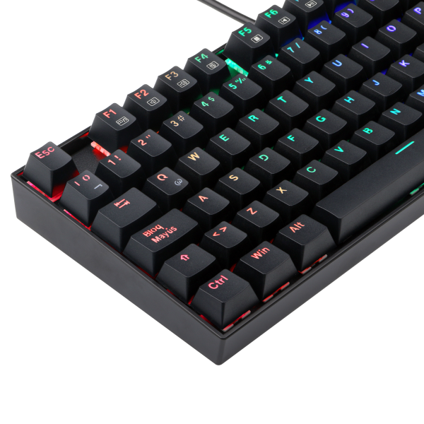 Teclado Gamer Mecánico Redragon Kumara K552 Black RGB Switch Red - Imagen 9