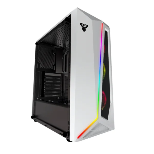 Gabinete Fantech Cg71 Pulse Rgb Middle Tower White Blanco