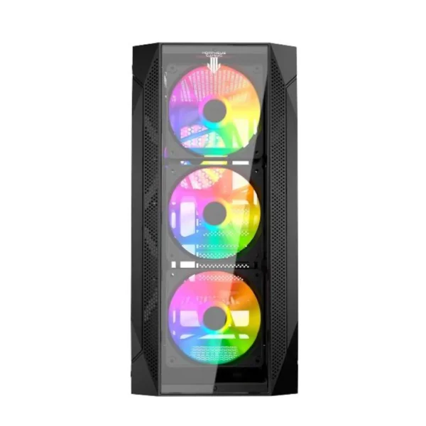Gabinete Gamer PD-Winder 4 Ventiladores Negro Morpheus Gaming - Imagen 3