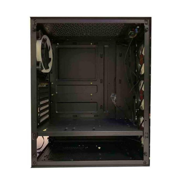 Gabinete Gamer JX188-11-G Negro 4 Ventiladores Powercase - Imagen 4