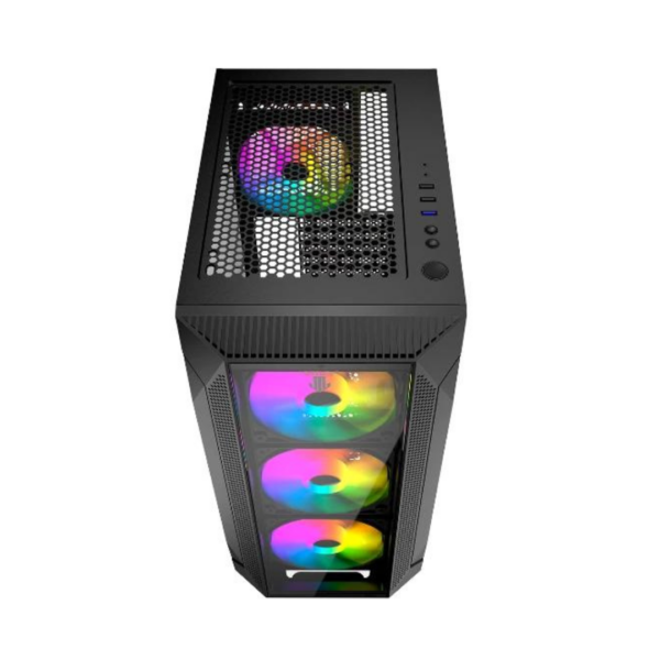 Gabinete Gamer PD-Winder 4 Ventiladores Negro Morpheus Gaming - Imagen 5