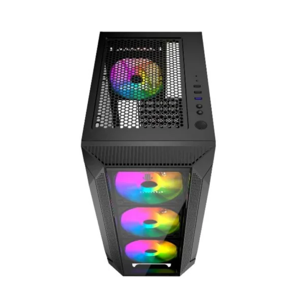 Gabinete Gamer PD-Winder 4 Ventiladores Negro Morpheus Gaming - Imagen 5