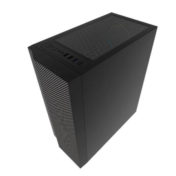 Gabinete Gamer JX188-12-B Negro 4 Ventiladores Powercase - Imagen 4