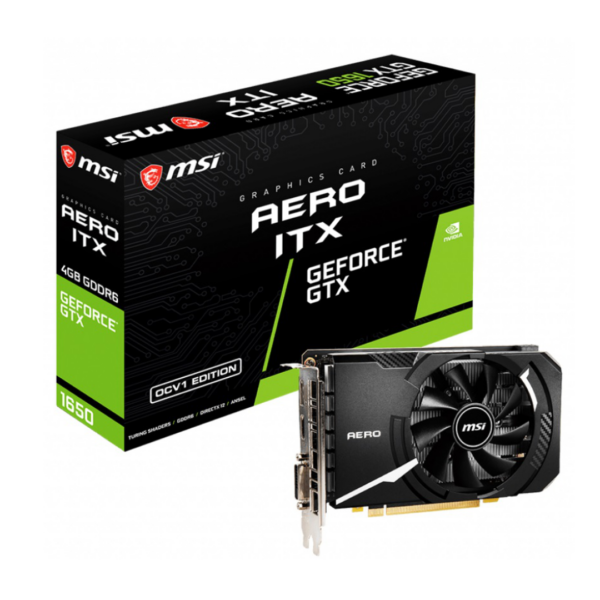 Tarjeta de Video MSI GeForce GTX 1650 D6 AERO ITX OCV1