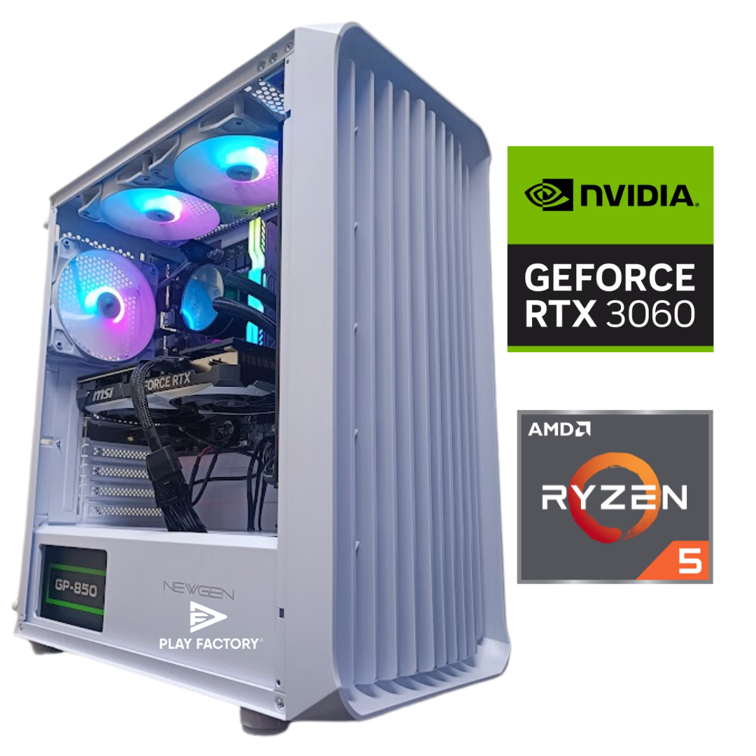 PC Gamer ASUS – RTX 3060 12 Go + Ryzen 5 5500 – Tour – Ouvert Jamais Utilisé