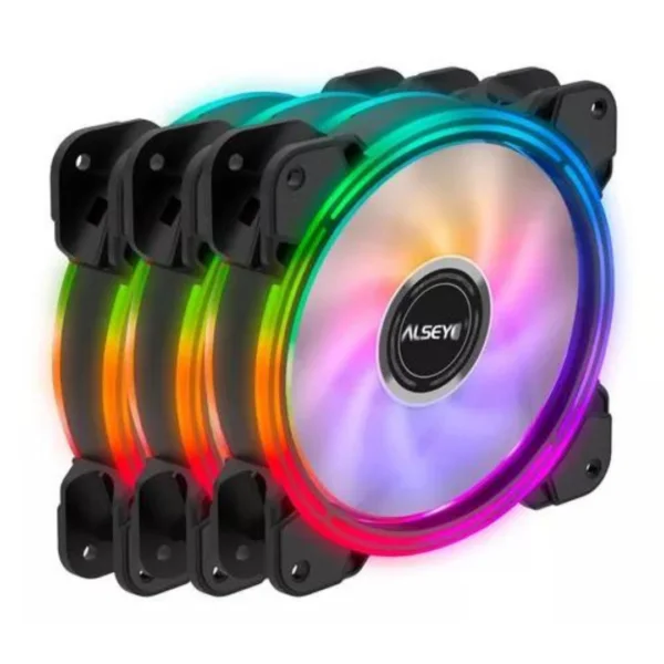 Kit Ventiladores HALO 4.0 Ajustable RGB HUB conexión Molex y Control Remoto - Imagen 3