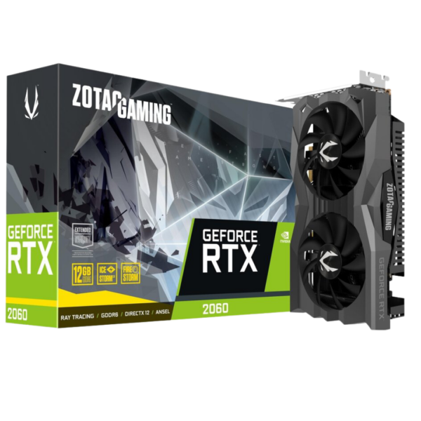 Tarjeta de Video RTX 2060 12GB Twin Fan [ZT-T20620F-10M] Zotac GAMING GeForce