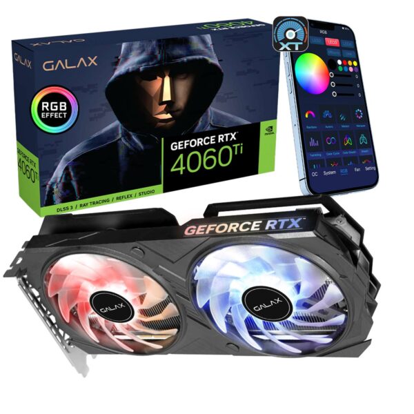 GALAX GeForce RTX 4060 Ti 8GB EX 1- Black (4895147153223)