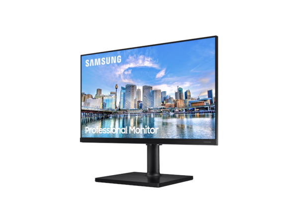 Monitor Samsung 24 profesional ajustable con panel IPS sin bordes” T45F (F24T452FQN)