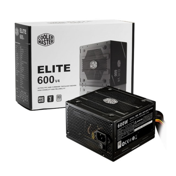 Fuente de Poder Cooler Master Elite 600 V4 (MPE-6001-ACABN-WO) 600 W