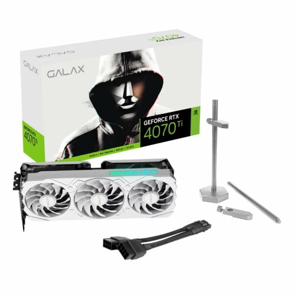 Tarjeta de video GALAX RTX 4070 Ti EX Gamer White PCI-E 12GB / GDDR6X (4895147151984)
