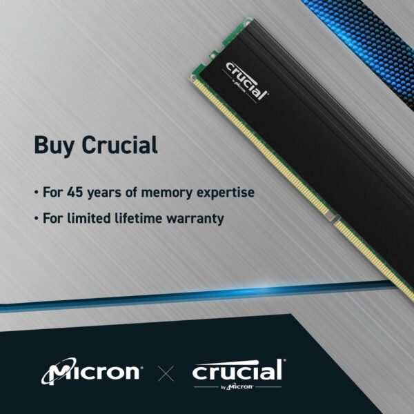 Crucial Pro 32GB Kit (2x16GB) DDR4-3200 UDIMM - Imagen 2