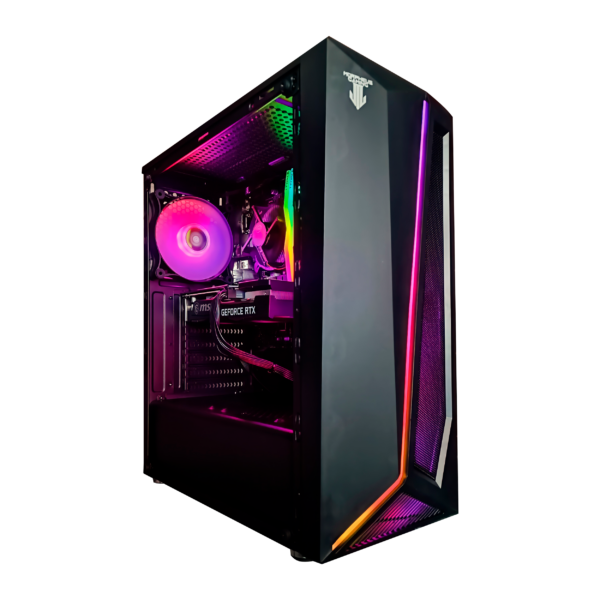 Gabinete Morpheus T38-B 3 ventiladores ARGB - Imagen 2