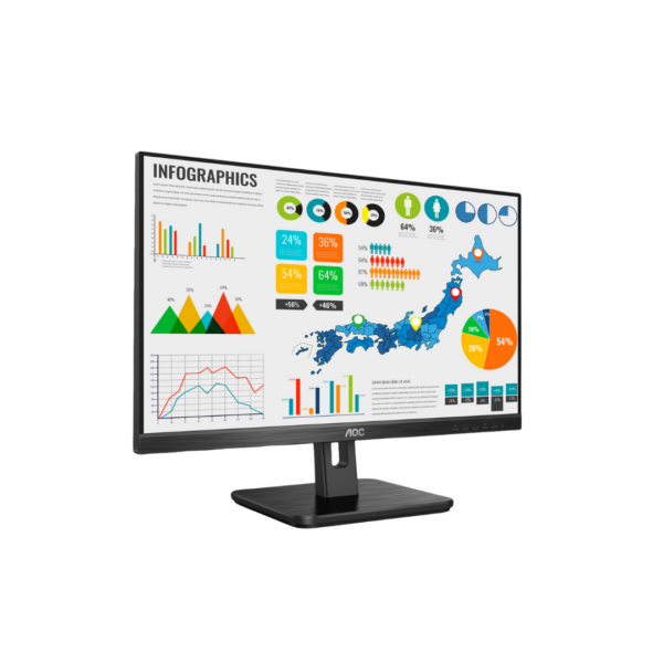 Monitor Samsung AOC 27” IPS FULL HD HDMI VGA 75Hz (27E2H) - Imagen 2