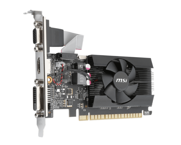 Tarjeta de Video MSI GeForce GT 710 2GD3 LP DDR3 HDMI-DVI-D PCIe 2.0 - Imagen 2