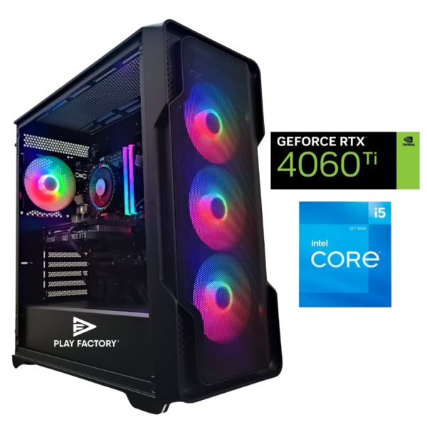 PC Gamer INTEL I5 12400F | RTX 4060 Ti |16GB RAM DDR4 | 500GB SSD | Win11