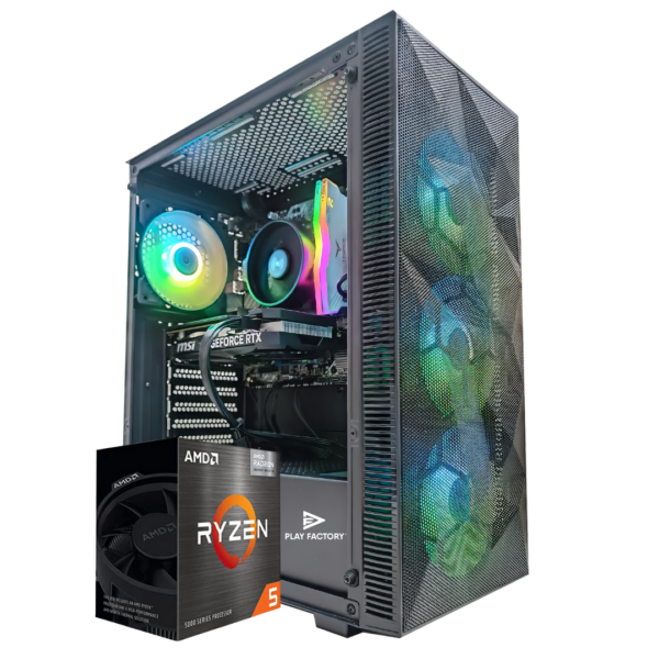 Pc Gamer AMD Ryzen 5 4600G | GTX 1650 - 16GB | 500GB SSD | A520 | 450W | Win11