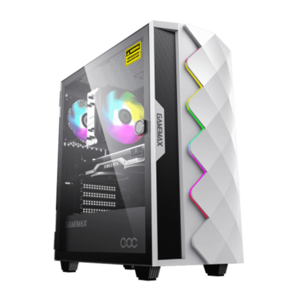 Gamemax Diamond Black COC – Blanco