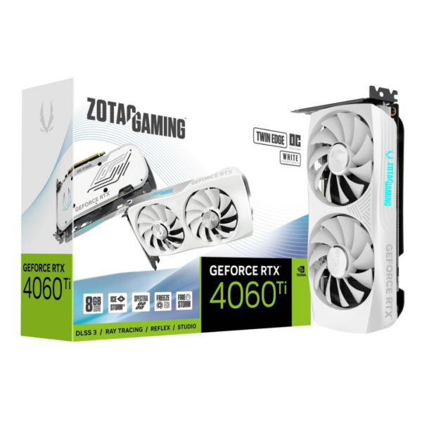 ZOTAC GAMING GeForce RTX 4060 Ti 8GB Twin Edge OC White Edition