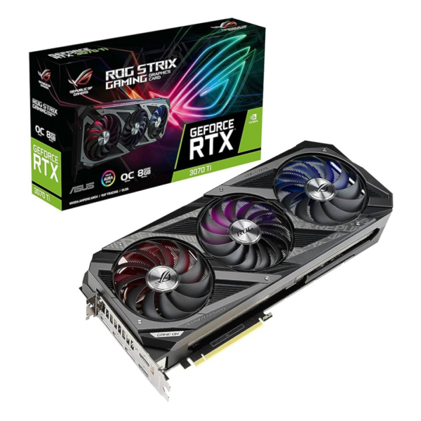 ASUS ROG Strix NVIDIA GeForce RTX 3070 Ti OC Edition Gaming PCIe 4.0, 8GB GDDR6X HDMI 2.1 DisplayPort 1.4a Reacondicionada