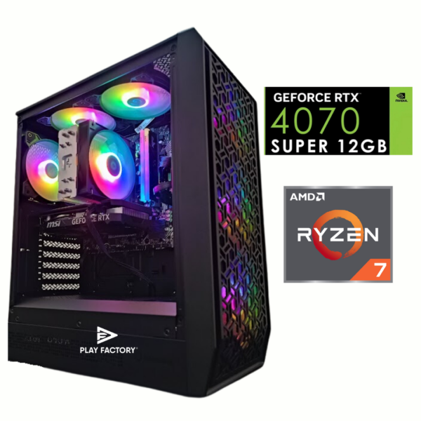 PC Gamer AMD Ryzen 7 5700X | RTX 4070 SUPER | 16GB RAM DDR4 | 1TB | Win11 - Imagen 2