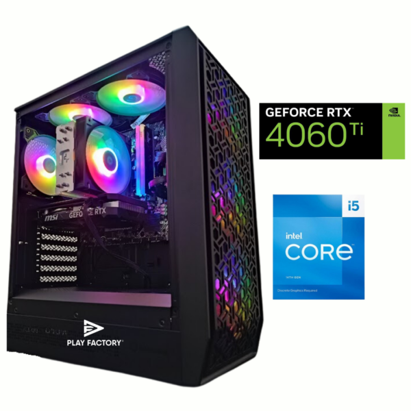 PC Gamer INTEL I5 14400F | RTX 4060 TI | 16GB RAM DDR4 | 500GB |  Win11