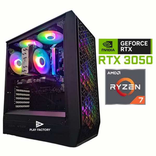 PC Gamer Amd Ryzen 7 5700X | RTX 3050 | 16GB RAM DDR4 | 500GB SSD | Win11