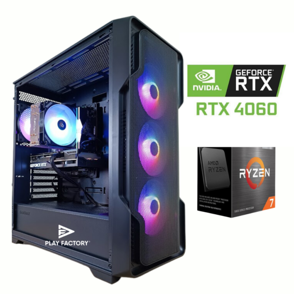 Pc Gamer AMD Ryzen 7 5700X3D | RTX 4060 | 16GB | 1TB | Win11
