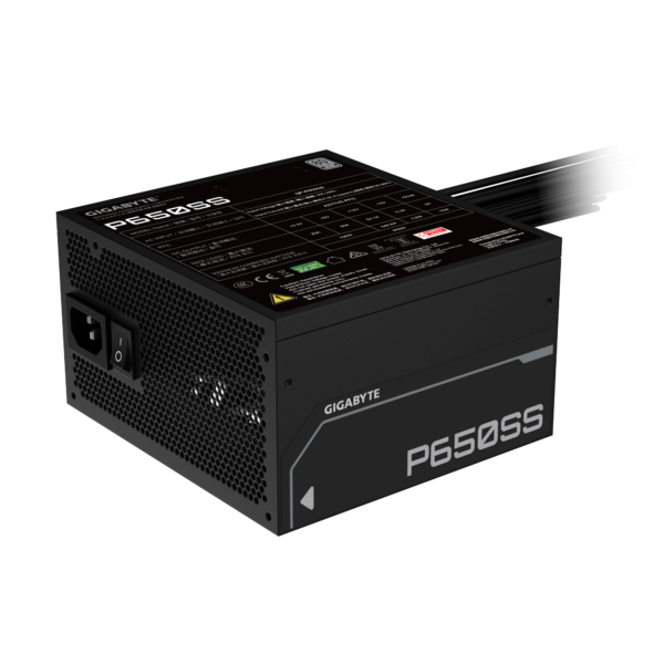 Fuente de poder Gigabyte, 650W, certificación Silver, color negro - Imagen 6